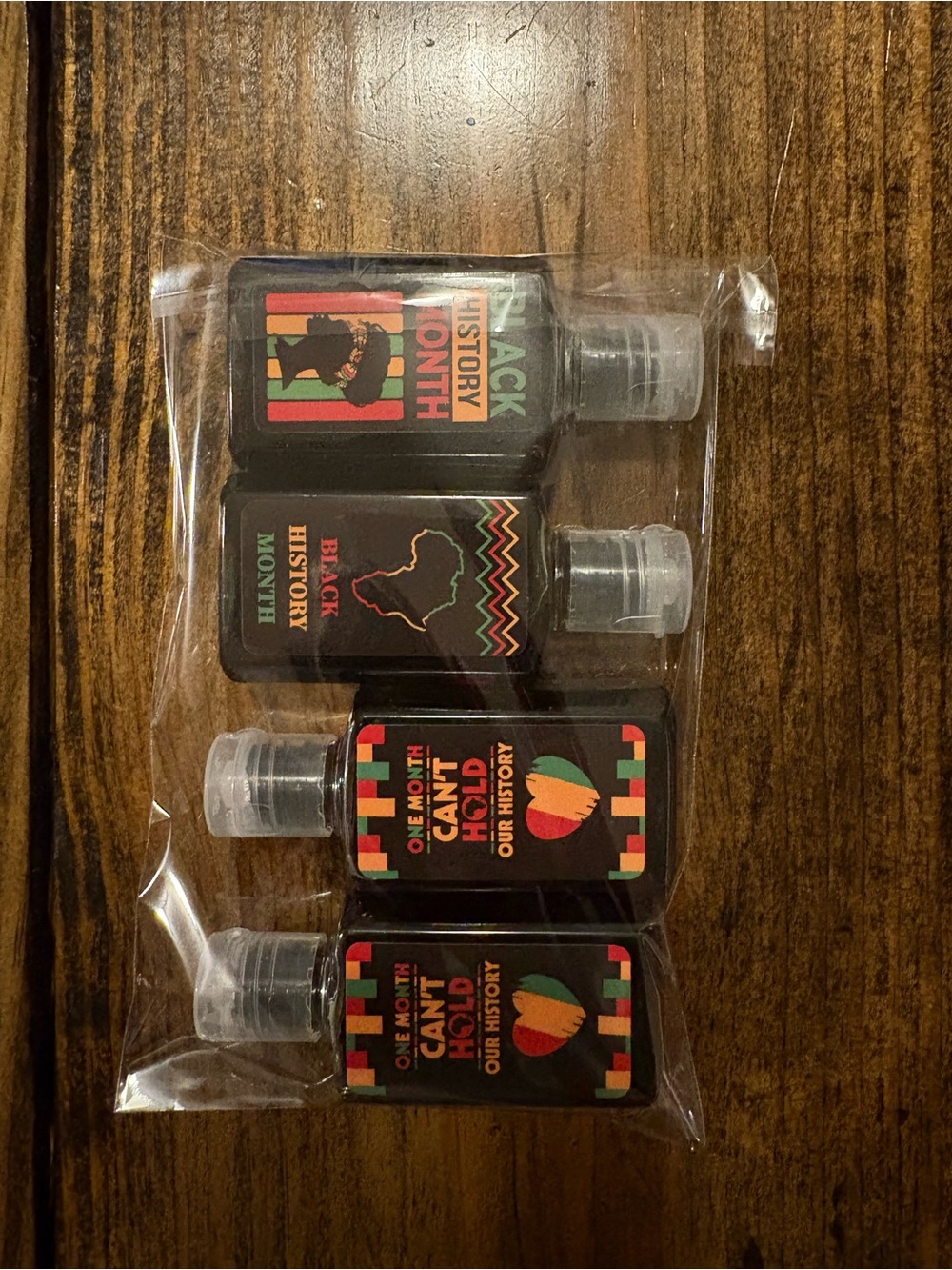 Black History Themed Hand Sanitizer